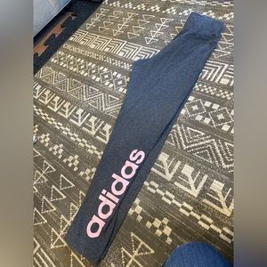 Adidas gray leggings size M